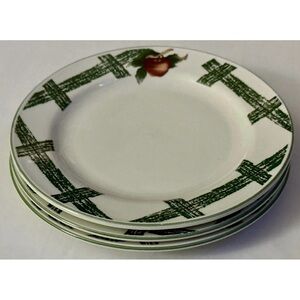 Cades Cove Citation Salad Plates Set of 3 Apple Rustic Replacement